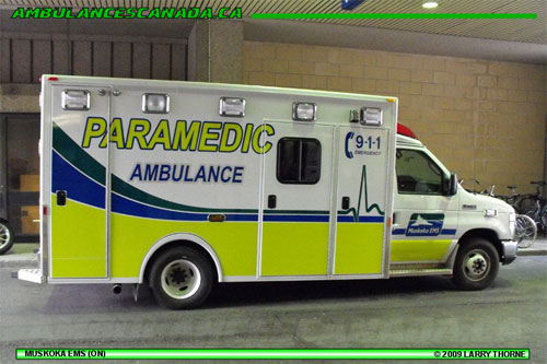 Muskoka EMS New markings Ambulance Visibility www.ambulancevisibility.com