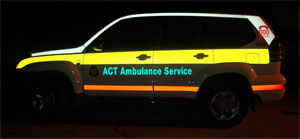 Reflective Markings Prado-www.ambulancevisibility.com-ACT Ambulance-John Killeen
